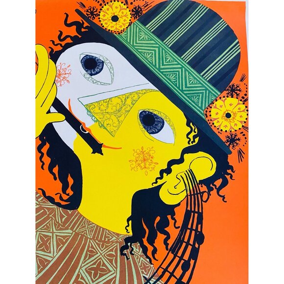 Bjørn Wiinblad Spil Selv, Musik Skal Der Til, 1946 Vintage Poster (Reproduction) - Picture 5 of 9